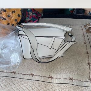 Elegant White Shoulder Bag